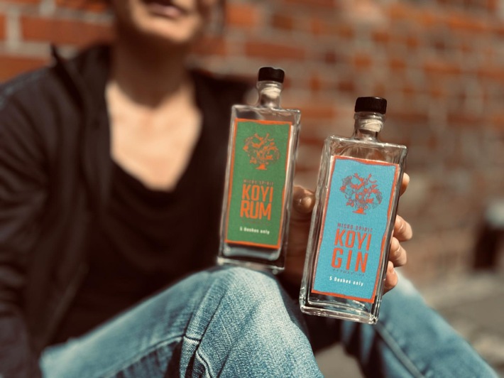 Weltneuheit im Spirituosenmarkt: Gin-Weltmeister entwickeln KOYI Micro Spirits